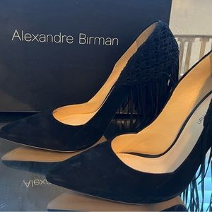 Alexandre Birman suede pump with fringe size 38 from Italy